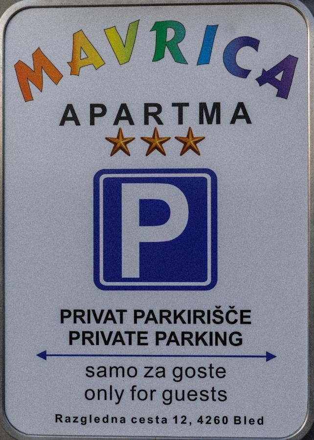 Apartment Mavrica Блед Екстериор снимка